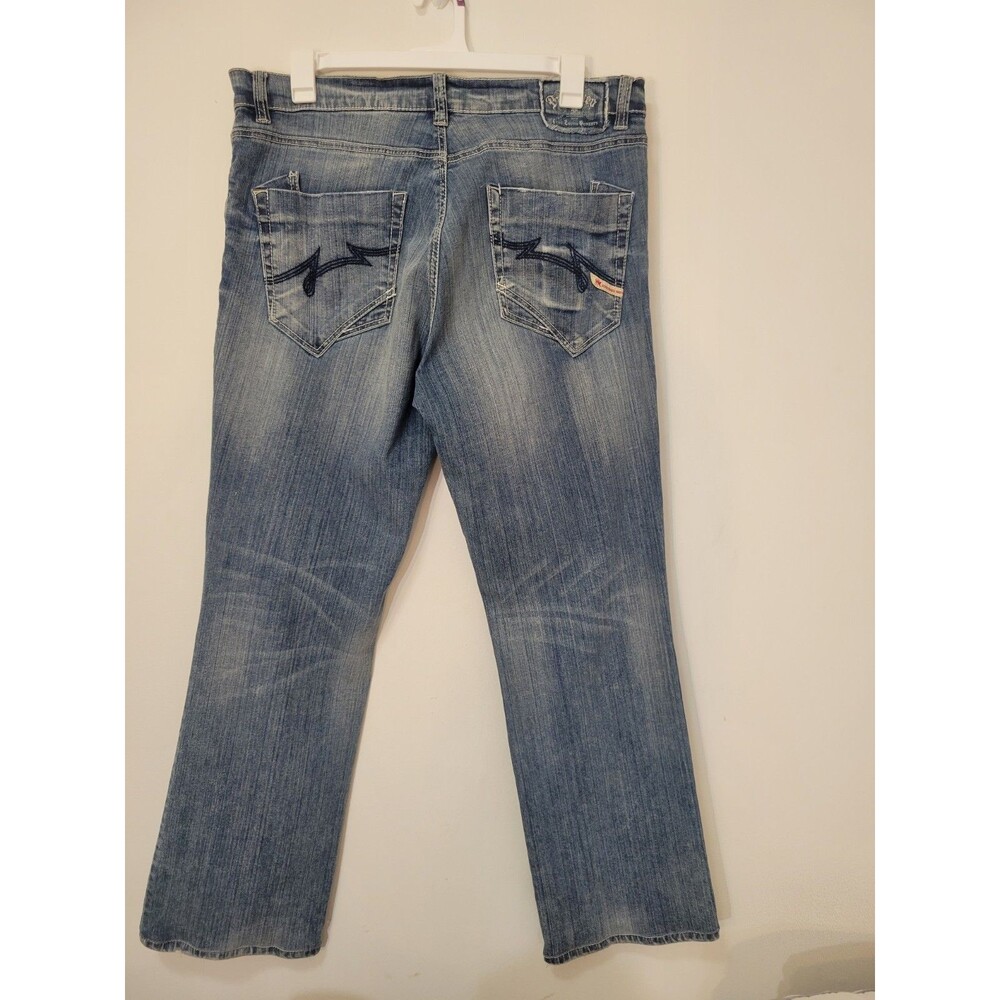 Parasuco Jeans Yoshi Fit Men's Size 38 X 32 Straight Leg Mid Rise Blue Denim